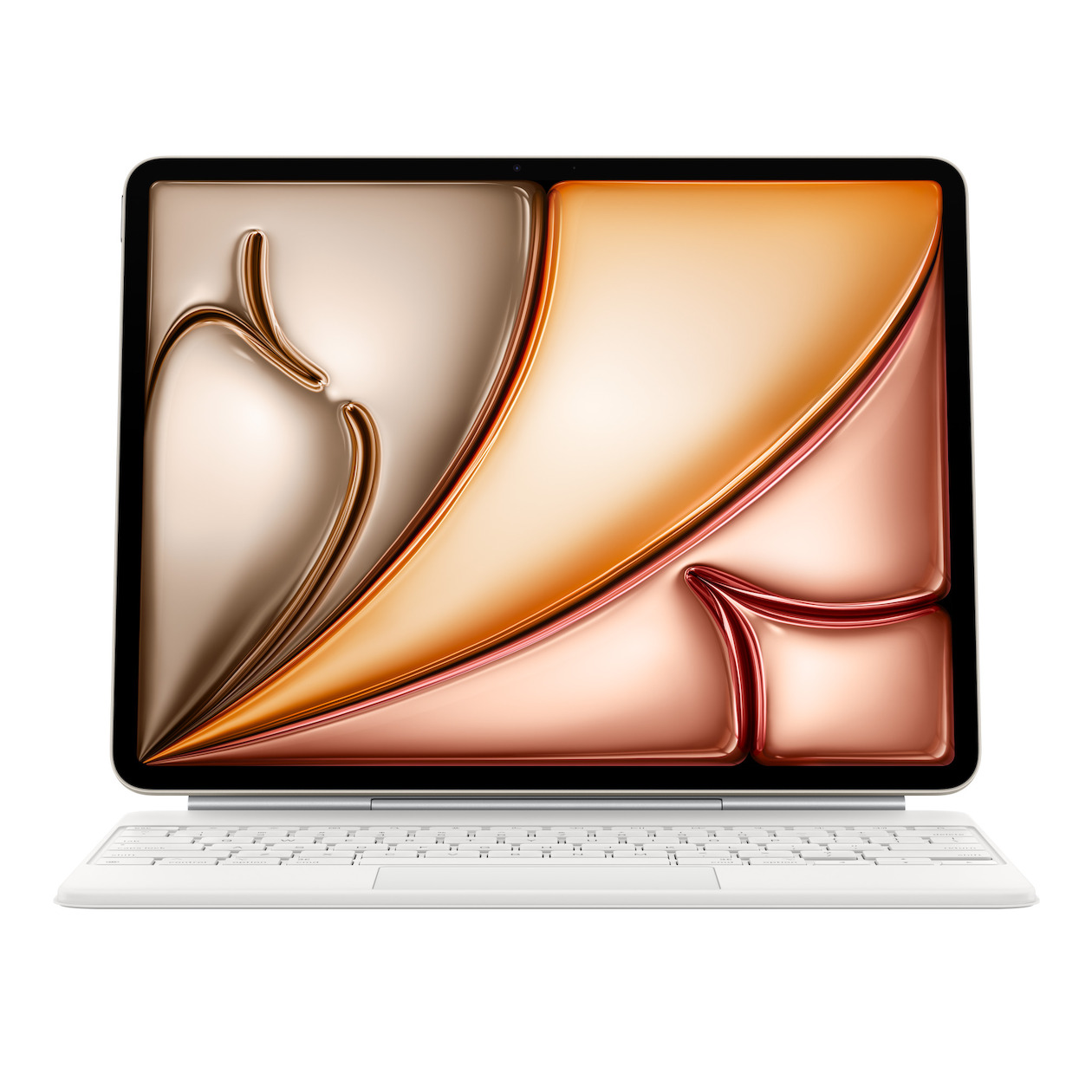 Apple Magic Keyboard voor 13?inch iPad Air (M3) - Nederlands Tablethoesje Wit | Apple
