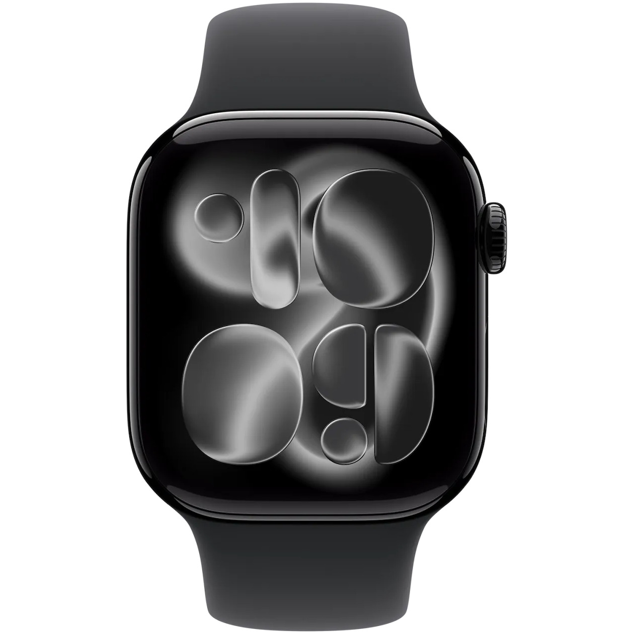 Apple Watch Series 11 GPS 42mm Jet Black Aluminium Case met Black Sport Band - S/M Smartwatch Zwart | Apple