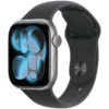 Apple Watch Series 11 GPS 42mm Space Grey Aluminium Case met Black Sport Band - M/L Smartwatch Grijs | Apple