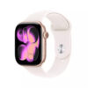 Apple Watch Series 11 GPS 46mm Rose Gold Aluminium Case met Light Blush Sport Band - M/L Smartwatch Roze | Apple