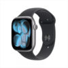 Apple Watch Series 11 GPS 46mm Space Grey Aluminium Case met Black Sport Band - S/M Smartwatch Grijs | Apple