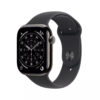 Apple Watch Series 11 GPS + Cellular 42mm Slate Titanium Case met Black Sport Band - S/M Smartwatch Grijs | Apple