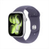 Apple Watch Series 11 GPS + Cellular 46mm Silver Aluminium Case met Purple Fog Sport Band - M/L Smartwatch Zilver | Apple
