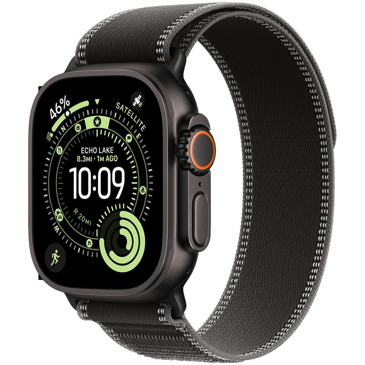Apple Watch Ultra 3 GPS + Cellular 49mm met Trail Loop - S/M Smartwatch Zwart | Apple