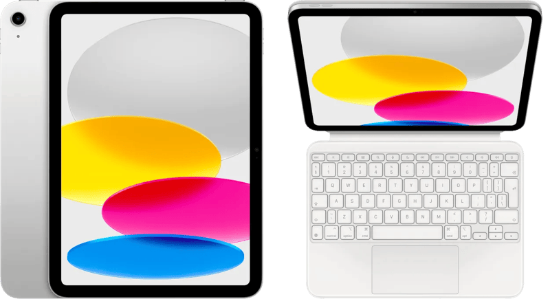 Apple iPad (2025) 11 inch 256GB Wifi Zilver + Apple Magic Keyboard Folio QWERTY Wit