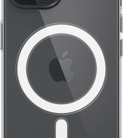 Apple iPhone 15 Back Cover met MagSafe Transparant