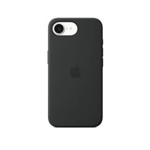 Apple iPhone 16e Silicone Case Telefoonhoesje Zwart | Apple