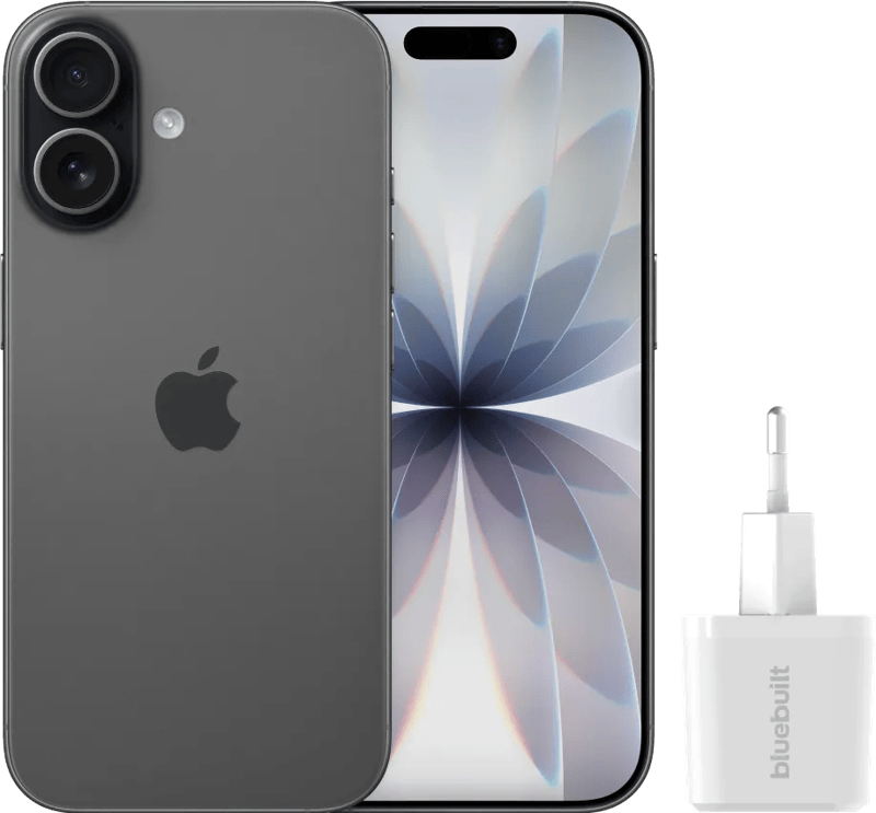 Apple iPhone 17 256GB Zwart + Snellader
