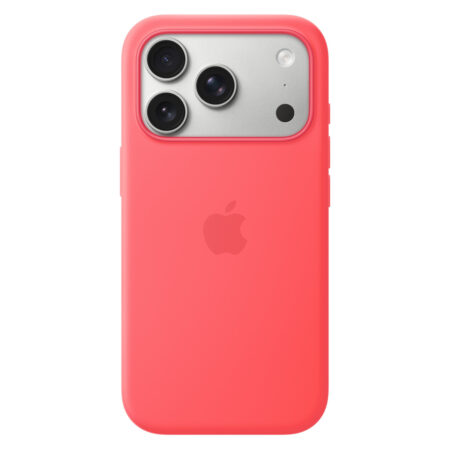 Apple iPhone 17 Pro Max Silicone Case with MagSafe Telefoonhoesje Roze | Apple