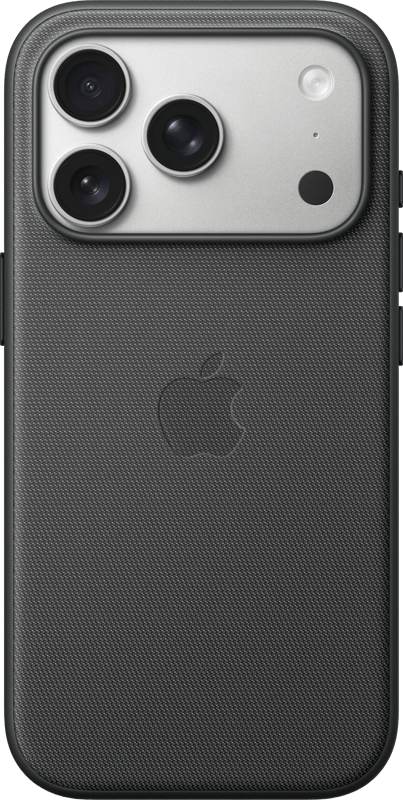 Apple iPhone 17 Pro TechWoven Back Cover met MagSafe Zwart