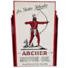 Archer Motor Oil Stalen Bord Met Relief - 50 x 35cm | Fiftiesstore