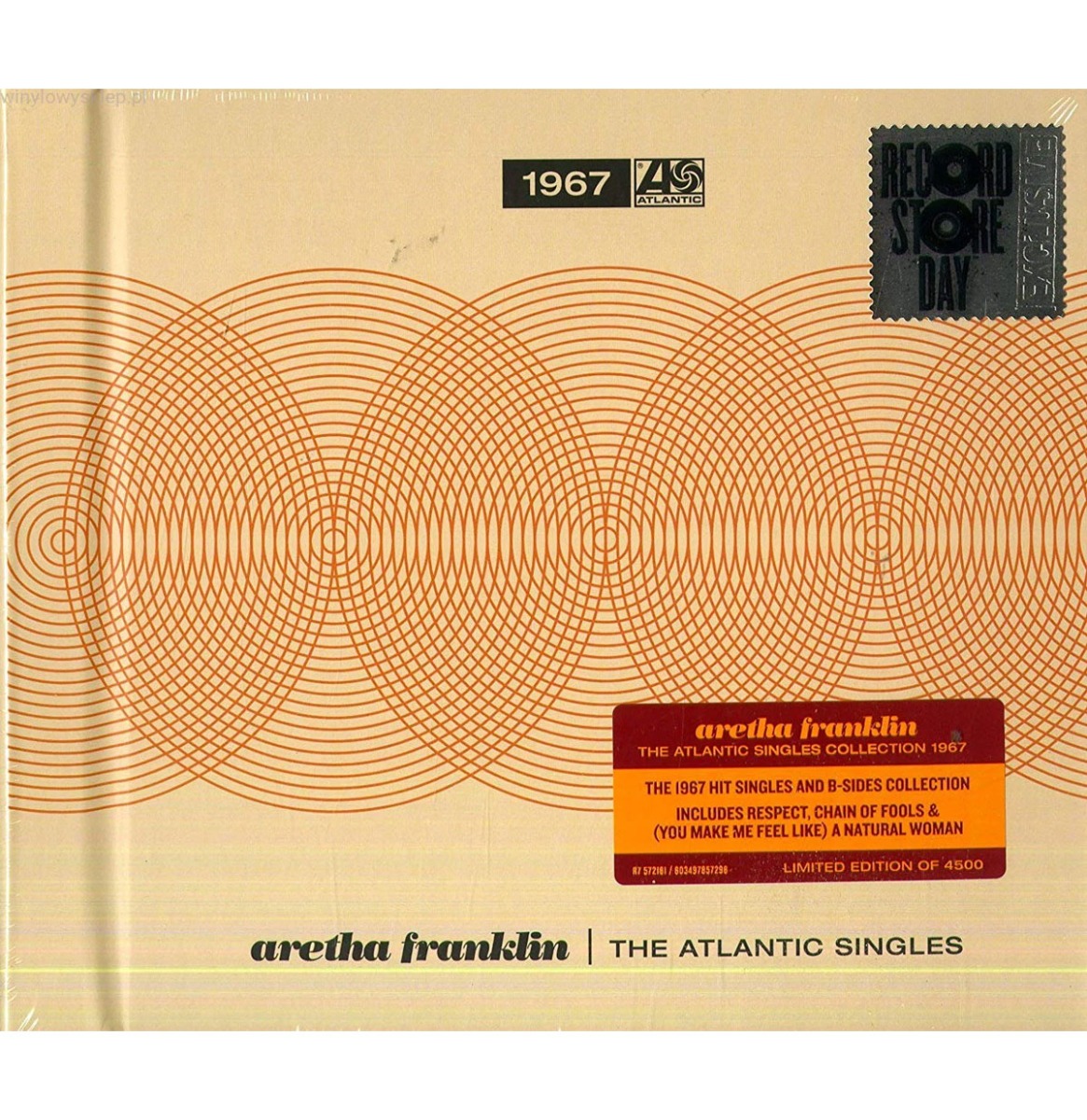 Aretha Franklin - The Atlantic Singles 1967 (Record Store Day 2019) (Box Set) 5x 7" Vinyl (LP) | Fiftiesstore