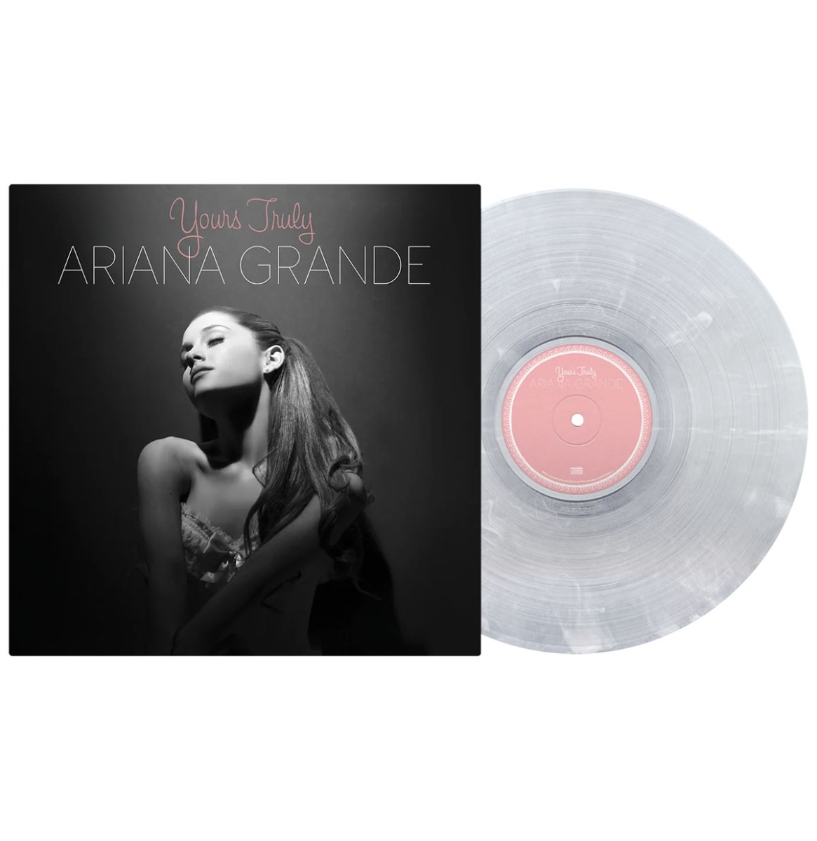 Ariana Grande - Yours Truly (Doorzichtig & Wit Swirl Vinyl) (LP) | Fiftiesstore