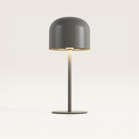 Ariello M - Paddenstoel lamp oplaadbaar Beige 30 cm - Draadloze tafellamp - Nachtkast lamp - Scandinavisch design - Dimbaar - USB-C - 3000K/4500K/6000K | LUSENZ