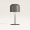 Ariello S - Paddenstoel lamp oplaadbaar Beige 25 cm - Draadloze tafellamp - Dressoir lamp - Scandinavisch design - Dimbaar - USB-C - 3000K/4500K/6000K | LUSENZ