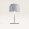 Ariello S - Paddenstoel lamp oplaadbaar Wit 25 cm - Draadloze tafellamp - Dressoir lamp - Scandinavisch design - Dimbaar - USB-C - 3000K/4500K/6000K | LUSENZ