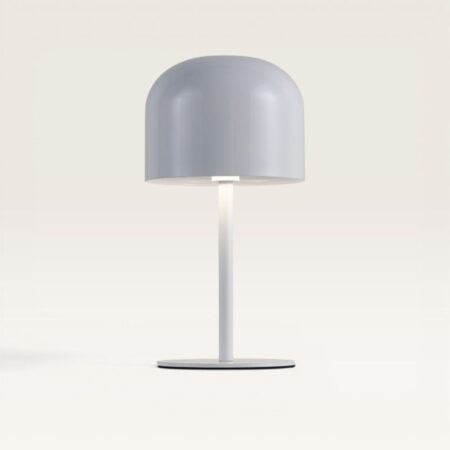 Ariello S - Paddenstoel lamp oplaadbaar Wit 25 cm - Draadloze tafellamp - Dressoir lamp - Scandinavisch design - Dimbaar - USB-C - 3000K/4500K/6000K | LUSENZ