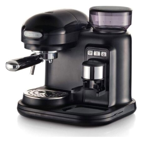 Ariete Moderna Espresso Machine - Met Geïntegreerde Koffiemolen Zwart | 34% korting | Ariete by De'Longhi
