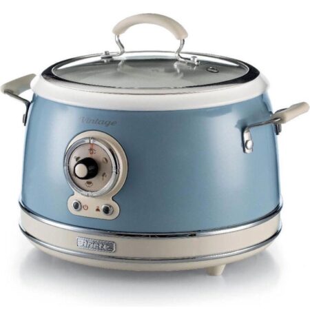 Ariete Retro Slowcooker & Rijstkoker - Blauw | 17% korting | Ariete by De'Longhi
