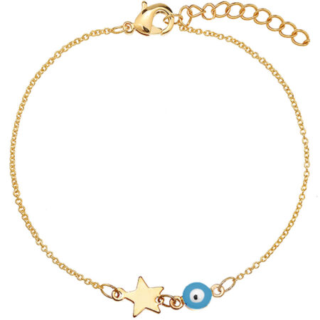 Armband Eye Star Blauw | Fashionize