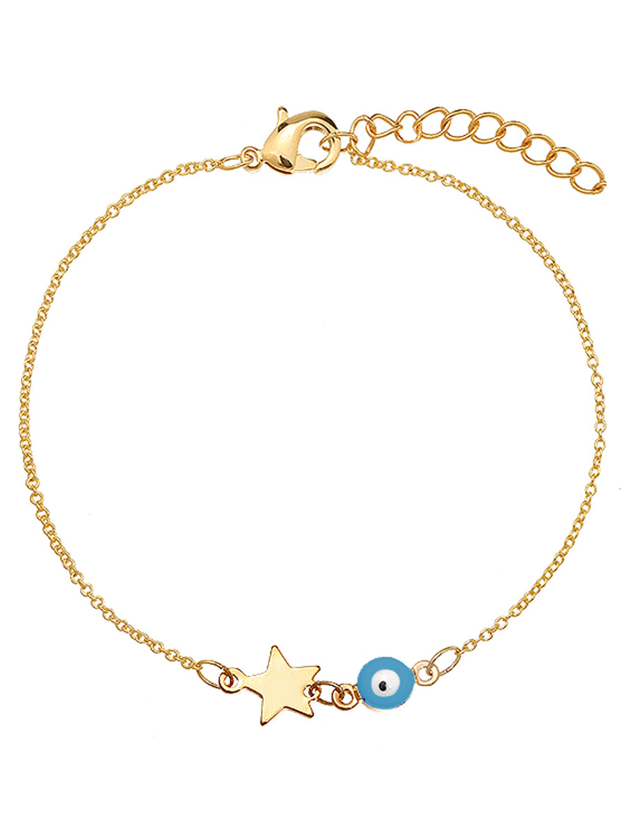 Armband Eye Star Blauw | Fashionize
