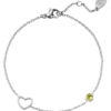 Armband Geboortesteen Augustus zilver | Fashionize