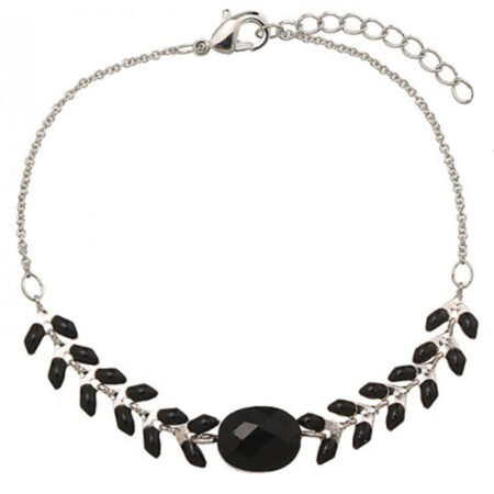 Armband Gold Plated Zwart | Fashionize