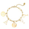 Armband Happy Goud | Fashionize