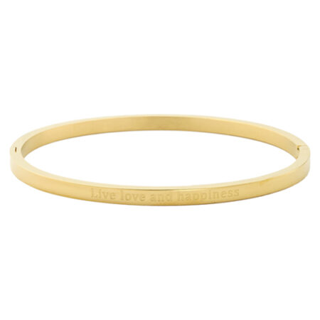 Armband Live Love Gold | Fashionize