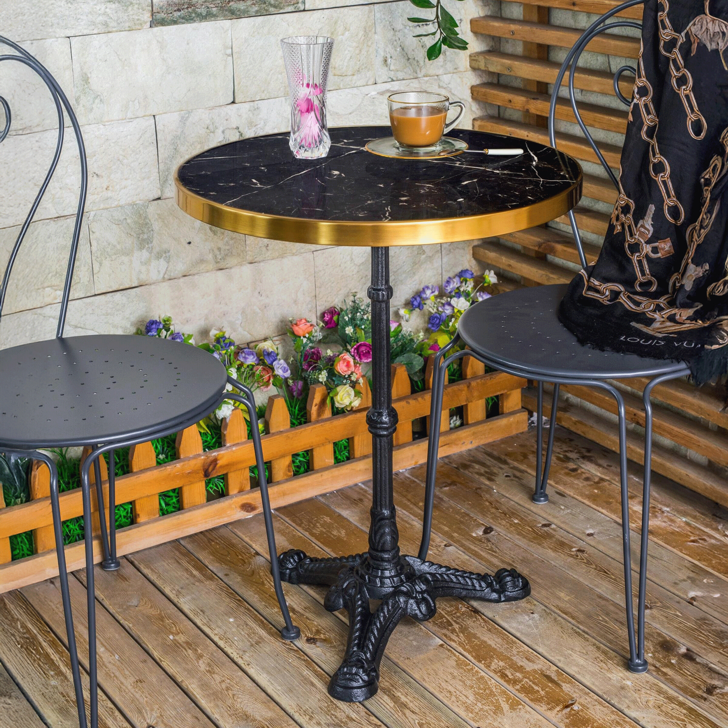 Artistiq Bistrotafel 'Kalman' Marmer