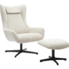 Artistiq Draaifauteuil 'Mendy' Met hocker