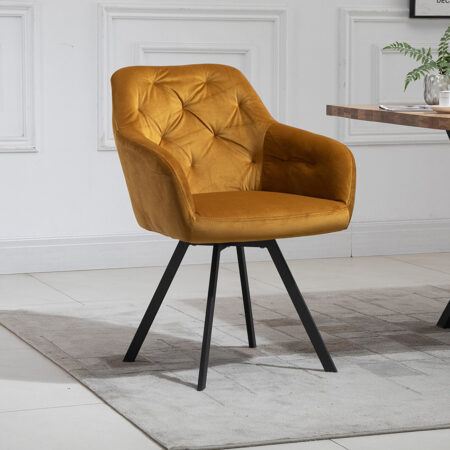 Artistiq Eetkamerstoel 'Romeo' Velvet