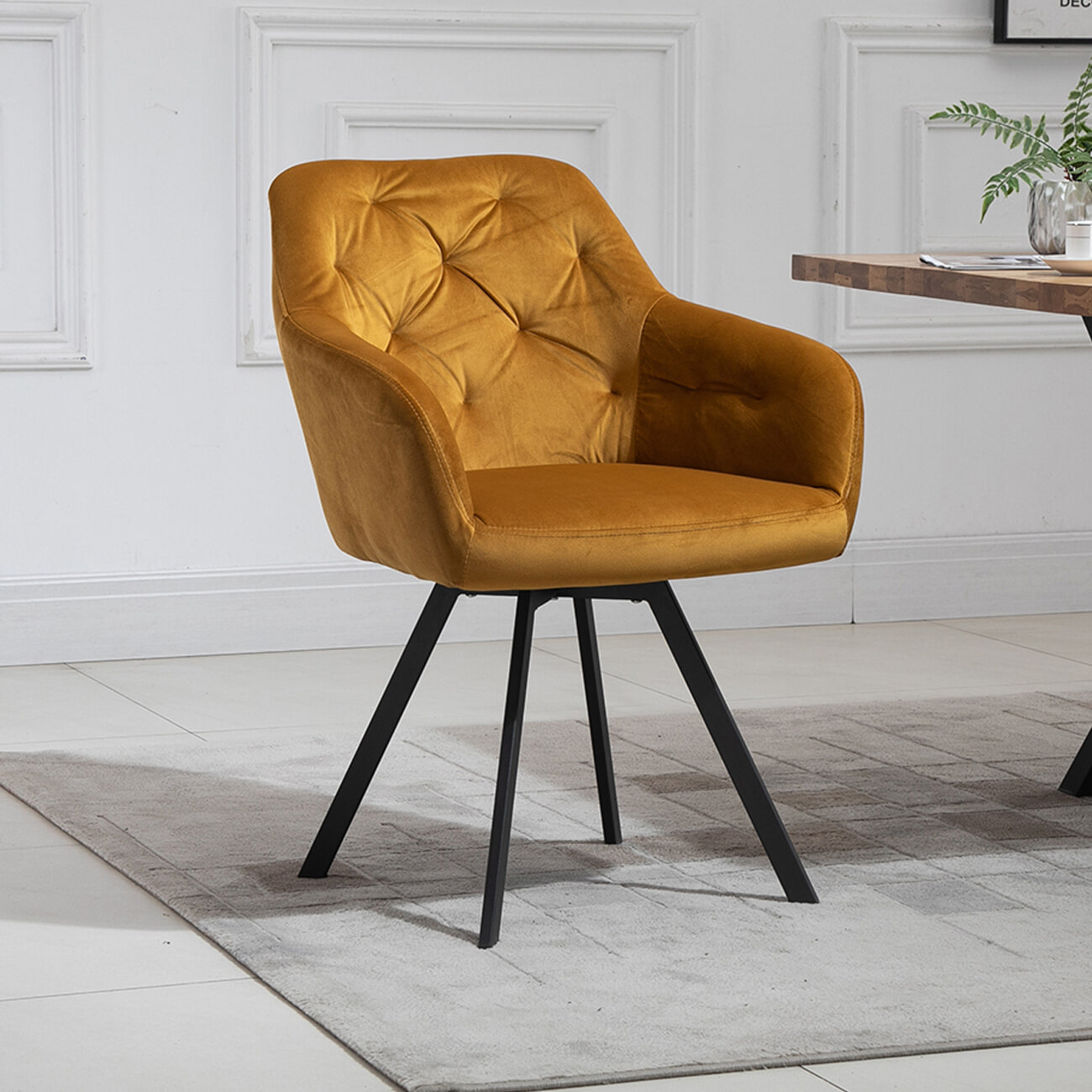 Artistiq Eetkamerstoel 'Romeo' Velvet