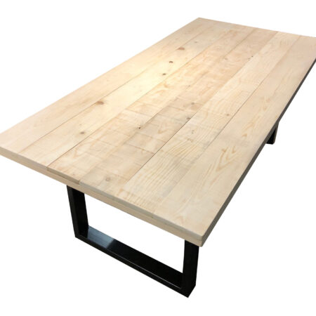 Artistiq Eettafel 'Alieke' Met zwarte U-poot