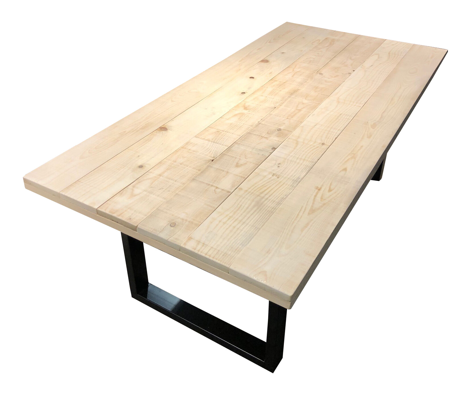 Artistiq Eettafel 'Alieke' Met zwarte U-poot