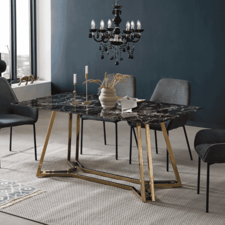 Artistiq Eettafel 'Facundo' Marmerlook