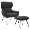 Artistiq Fauteuil 'Ashten' Met hocker