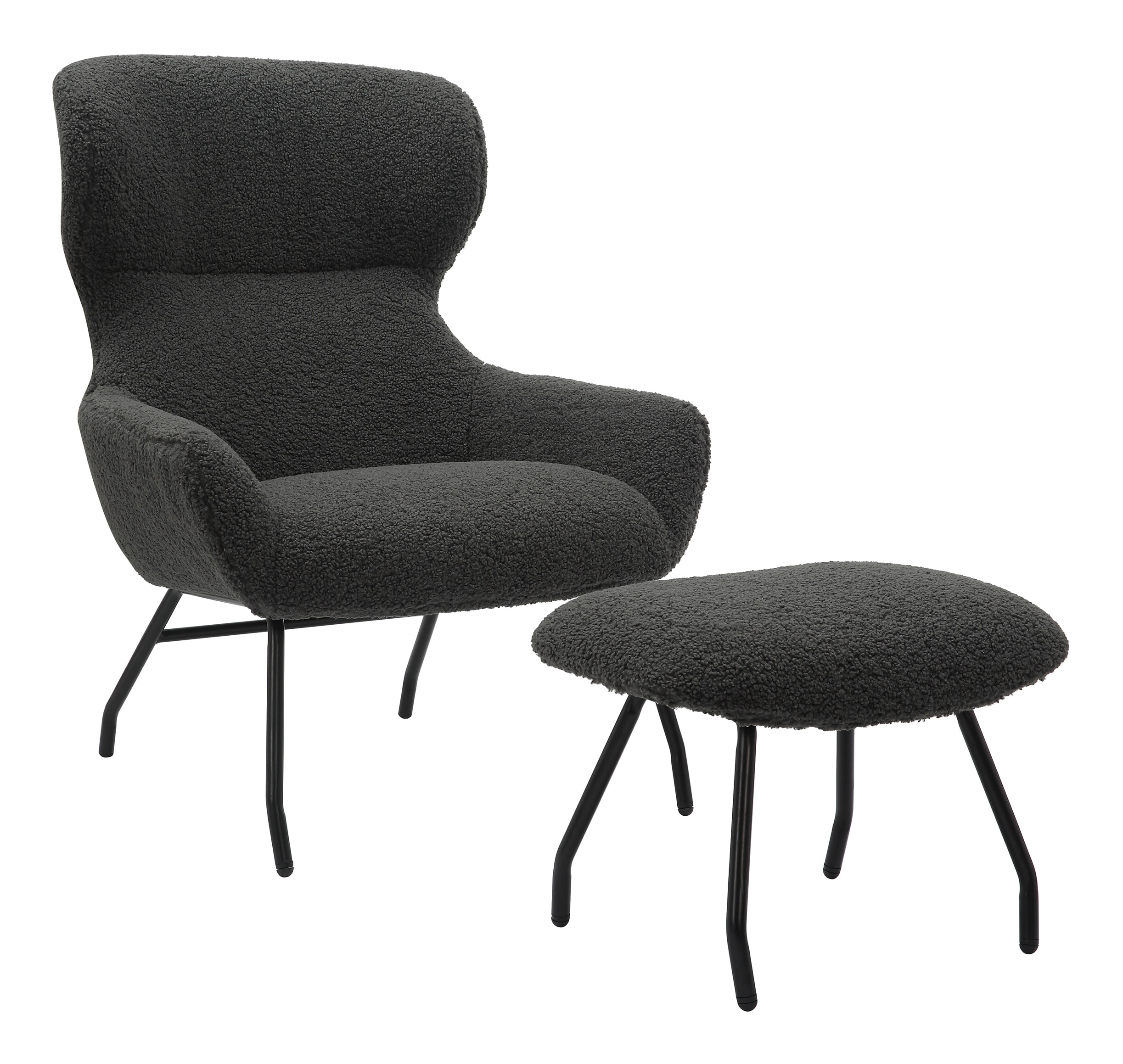 Artistiq Fauteuil 'Ashten' Met hocker