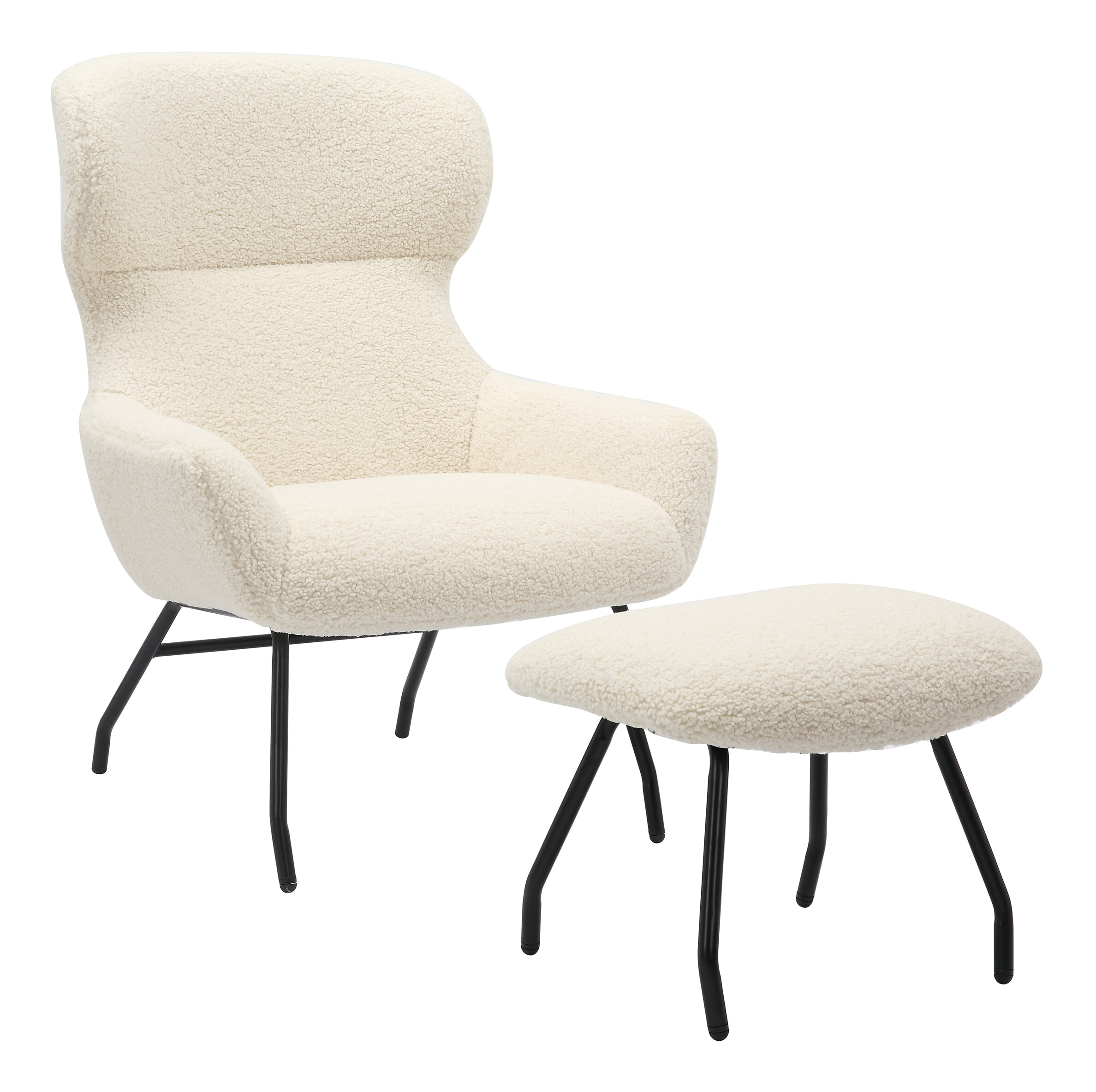 Artistiq Fauteuil 'Ashten' Met hocker
