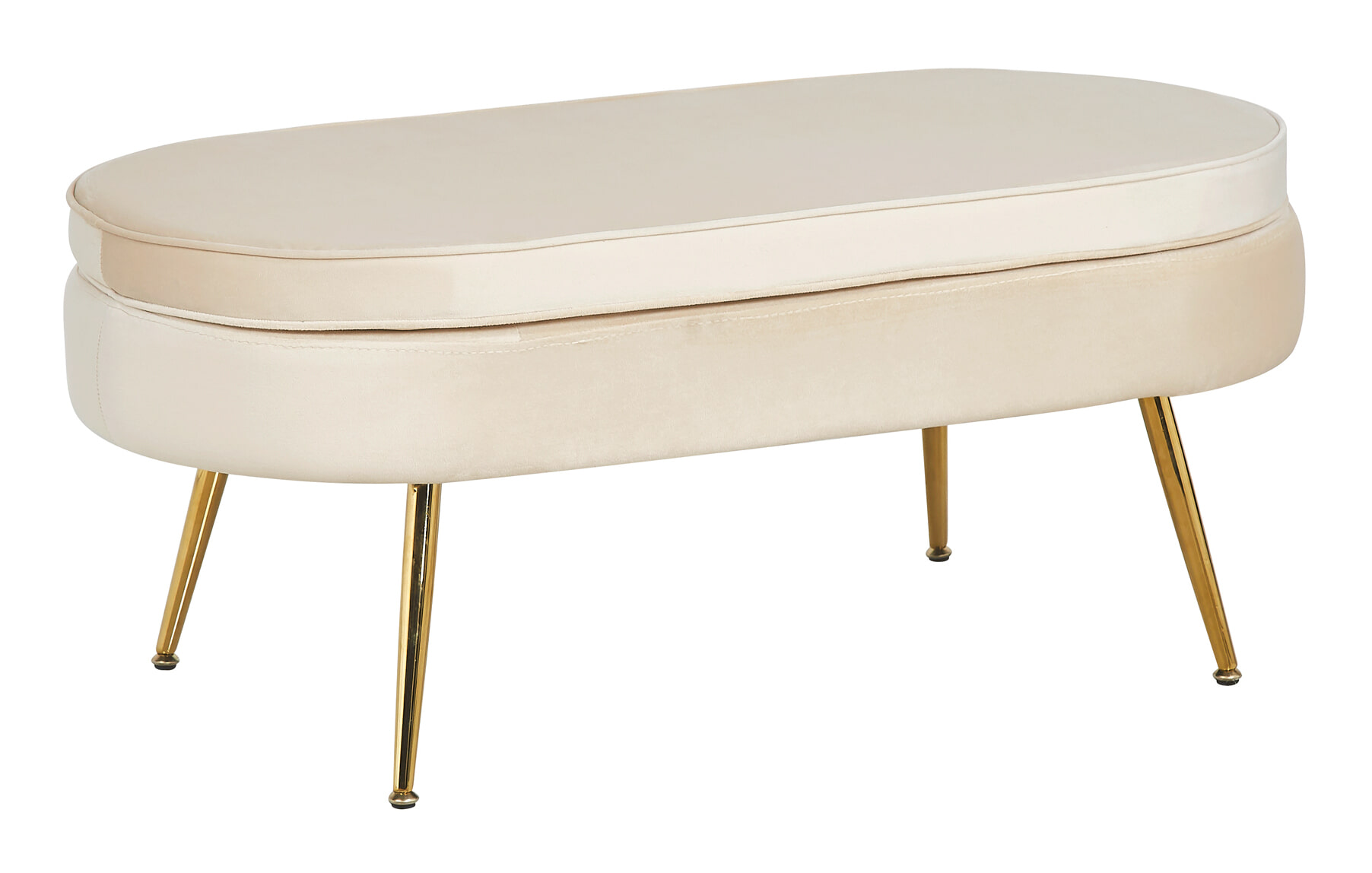 Artistiq Hocker 'Loulou' Velvet