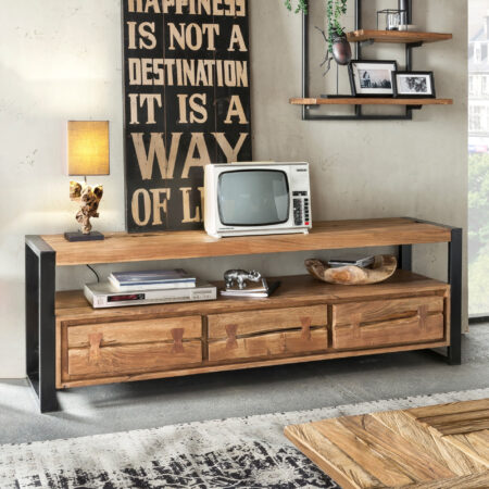 Artistiq Industrieel TV-meubel 'Live Edge' 160cm | Artistiq Living