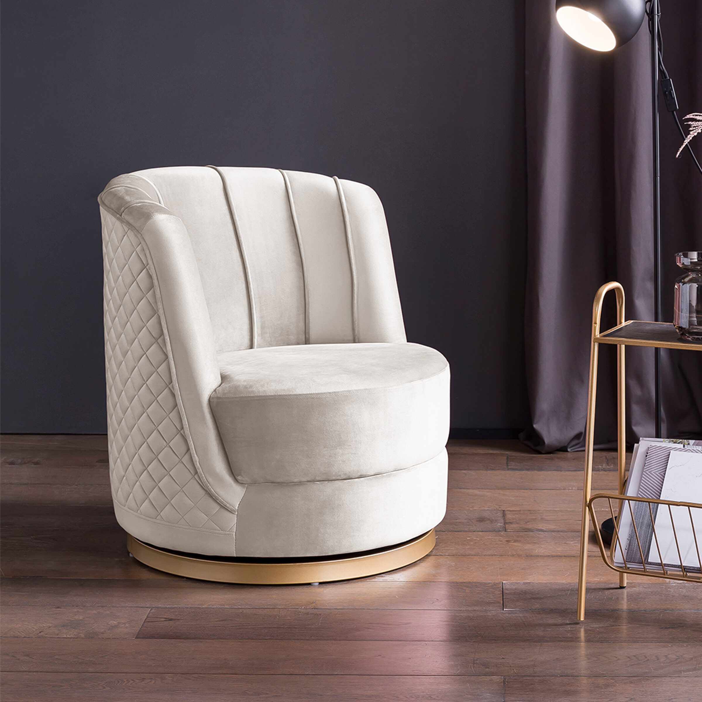 Artistiq Living Draaibare Fauteuil 'Meggie' Velvet