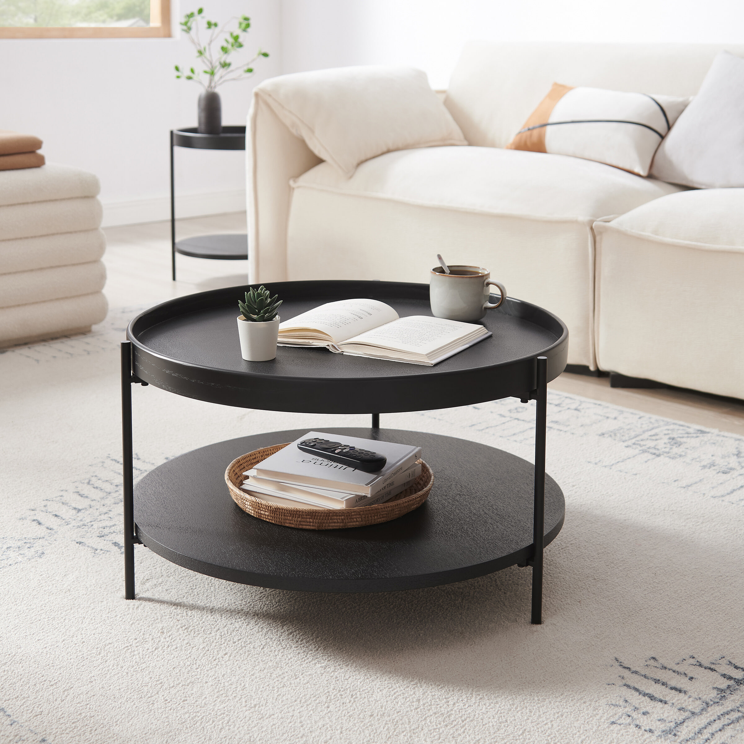 Artistiq Ronde Salontafel 'Sylver' 69cm