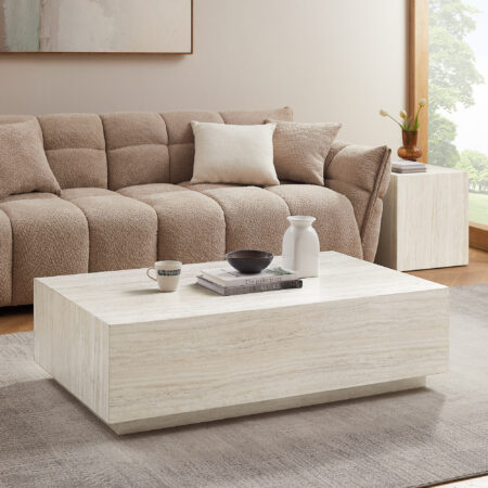 Artistiq Salontafel 'Helder' Travertinlook