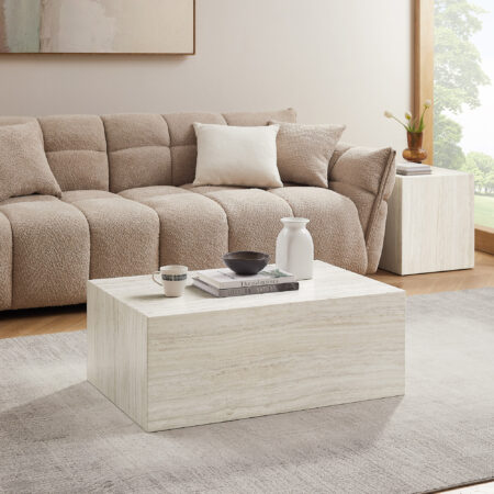 Artistiq Salontafel 'Helder' Travertinlook