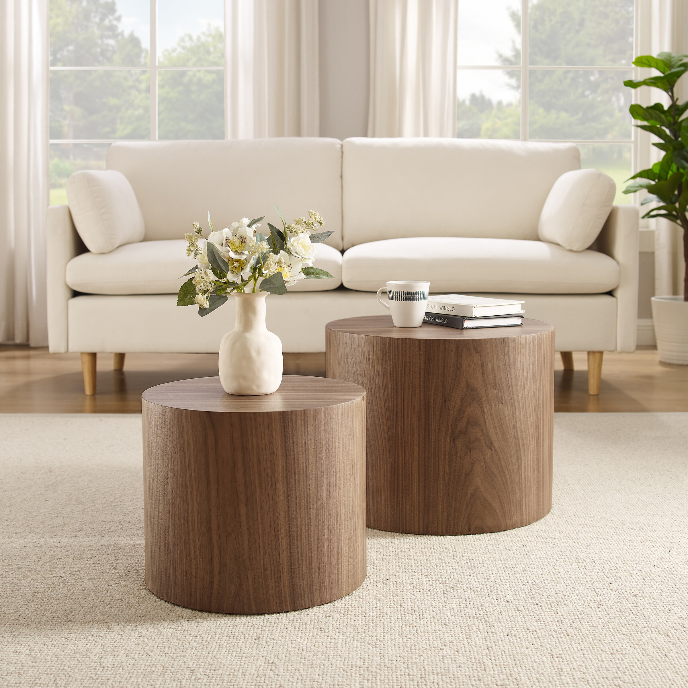 Artistiq Salontafel 'Jolyn' Set van 2 stuks