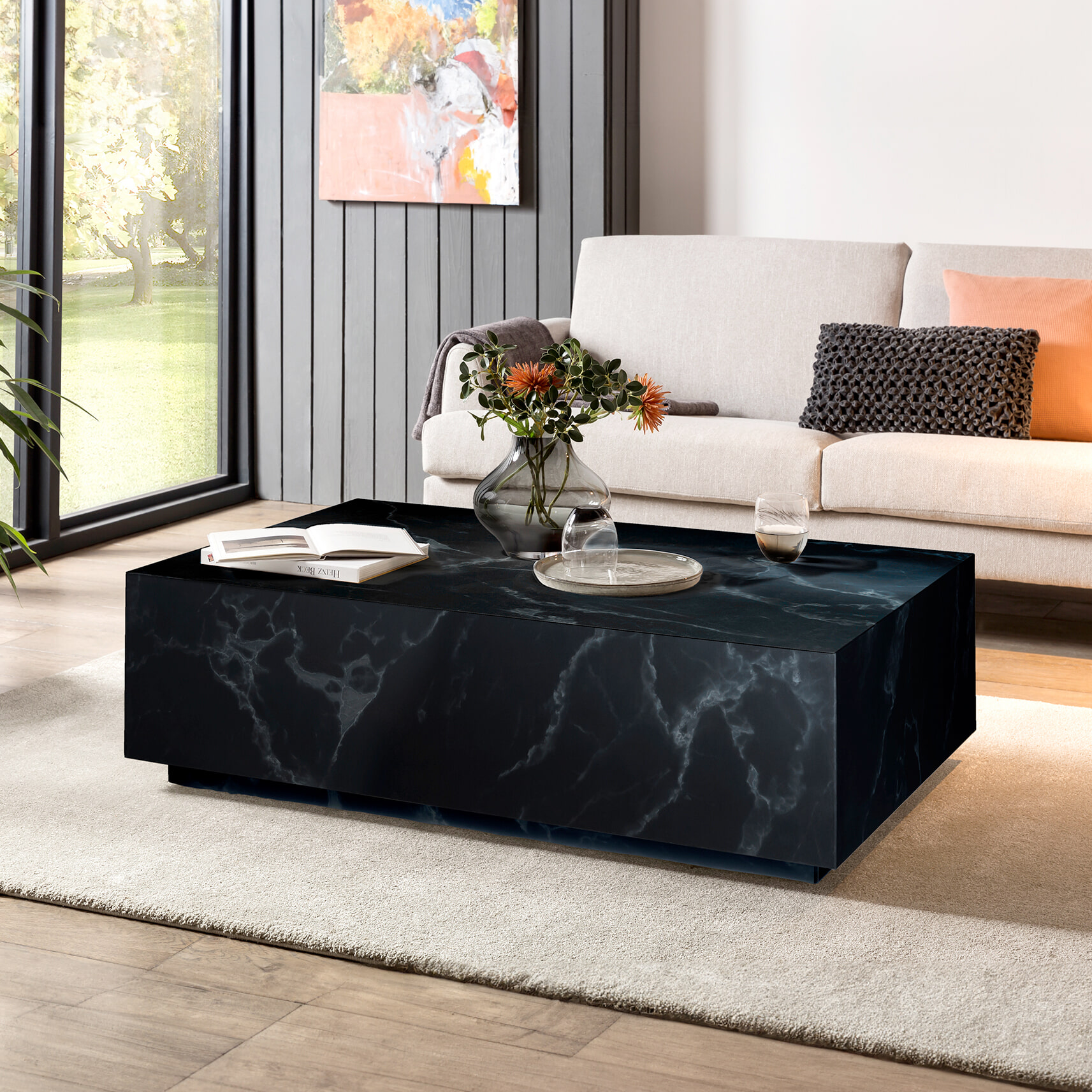 Artistiq Salontafel 'Marlenne' Marmerlook