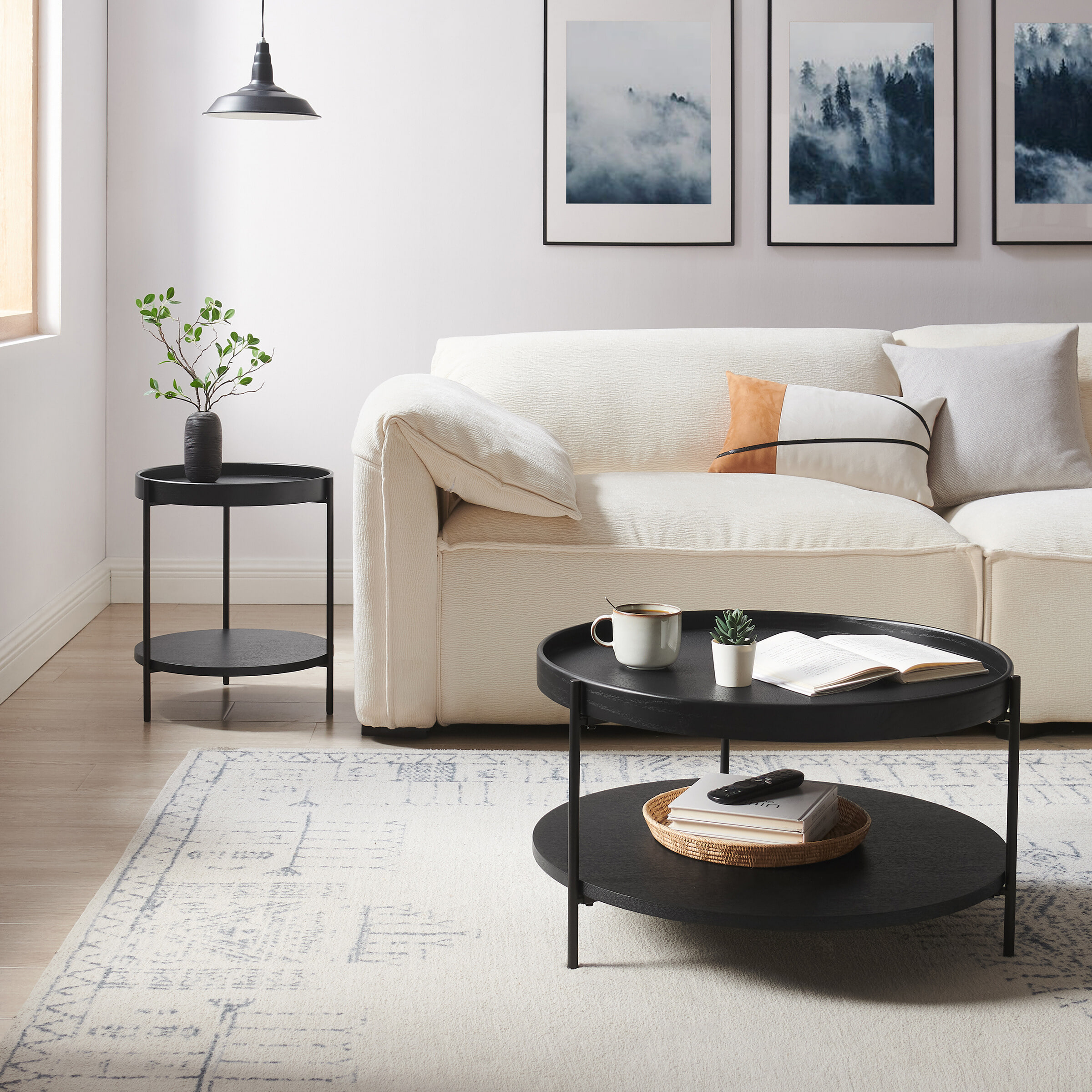 Artistiq Salontafel 'Sylver' set van 2