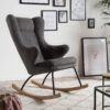 Artistiq Schommelstoel 'Benji' kleur grijs | Artistiq Living