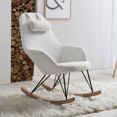 Artistiq Schommelstoel 'Carly' kleur Wit | Artistiq Living